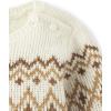 The Children’s Place unisex-baby And Newborn Knit Fairsile Romper(Cinnamon Fairisle)