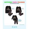 The Children’s Place unisex-baby Family Matching, Christmas and Holiday Pajama Sets, Cotton(Black Glow)