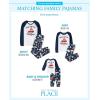 The Children’s Place unisex-baby Family Matching, Christmas and Holiday Pajama Sets, Cotton(Blue Home for the Holidays)
