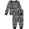 The Children’s Place unisex-baby Family Matching, Christmas and Holiday Pajama Sets, Cotton(Fairsile – Black)