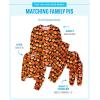 The Children’s Place unisex-baby Family Matching, Christmas and Holiday Pajama Sets, Cotton(Pumpkin Allover)
