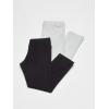 The Children’s Place,Girls,Assorted Everyday Capri Leggings(Black/ Smoke Gray 2-pack)
