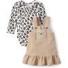 The Children’s Place Baby-Girls and Toddler Long Sleeve Top and Dress Set(Leopard)