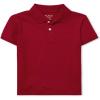 The Children’s Place Boys’ Multipack Short Sleeve Soft Jersey Knit Polos(Red)