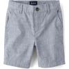 The Children’s Place Boys Textured Chino Shorts(Thunderstorm)