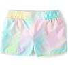 The Children’s Place Girls Active Quick Dry Lined Shorts(Multicolor Tie Dye)