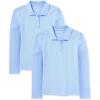 The Children’s Place Girls’ Long Sleeve Pique Polo 2 Pack(Daybreak 2-pack)