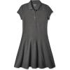 The Children’s Place Girls Pique Polo Dress(Heather Grey)