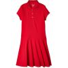 The Children’s Place Girls Pique Polo Dress(Red)