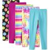 The Children’s Place Girls Printed Leggings 2-Pack(Pink/Stripes/Tie Dye/Blue 5-pack)