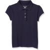 The Children’s Place Girl’s Short Sleeve Ruffle Pique Polo Shirt(Tidal)