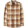 The Children’s Place Mens Long Sleeve Button Up Shirt(Cream Plaid Flannel – Dad)