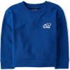 The Children’s Place boys And Toddler Pullover Crew Neck Sweatshirt(Huron Blue)
