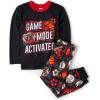 The Children’s Place boys Long Sleeve Top and Pants 2 Piece Pajama Set(Game Mode Activated)