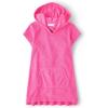 The Children’s Place girls Hooded Swim Coverups(Neon Peony Terry)