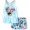 The Children’s Place girls Sleeveless Tank Top and Short 2 Piece Pajama Set(Beach Animals)