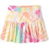 The Children’s Place girls Stretchy Waistband Skort(Multicolor Tie Dye)