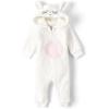 The Children’s Place unisex-baby Bunny Coverall