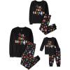 The Children’s Place unisex-baby Family Matching, Christmas and Holiday Pajama Sets, Cotton(Black Glow)