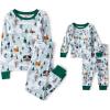 The Children’s Place unisex-baby Family Matching, Christmas and Holiday Pajama Sets, Cotton(Blue Ski)