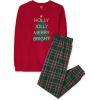 The Children’s Place unisex-baby Family Matching, Christmas and Holiday Pajama Sets, Cotton(Holly Jolly)