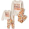 The Children’s Place unisex-baby Family Matching, Christmas and Holiday Pajama Sets, Cotton(Its Fall Yall)