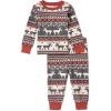 The Children’s Place unisex-baby Family Matching, Christmas and Holiday Pajama Sets, Cotton(Moose Fairisle)