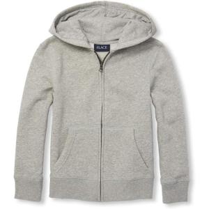 Active Long Sleeve Hooded Full Zip Front Sweatshirt(Smoke)