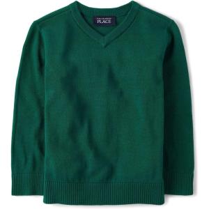 The Children’s Place Baby-Boys and Toddler Long Sleeve V-Neck Pullover Sweater(Spruceshad)