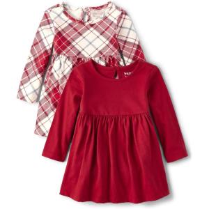 The Children’s Place Baby-Girls and Newborn Long Sleeve Casual Dress Bodysuit