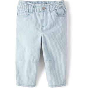 The Children’s Place Baby-Girls and Toddler Barrel Leg Jeans(Max Wash)