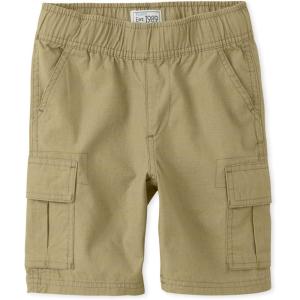 The Children’s Place Boys Pull on Cargo Shorts(Flax Single)