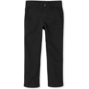 The Children’s Place Boys Stretch Skinny Chino Pants(Black Single)