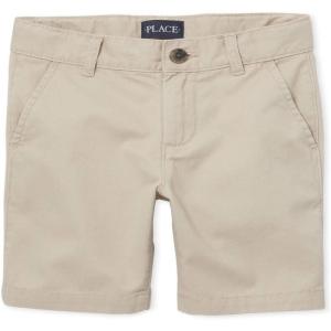 The Children’s Place Boys’ Uniform Chino Shorts(Sandwash Single)
