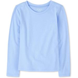 The Children’s Place Girls Basic Long Sleeve Layering Tees(Daybreak Single)