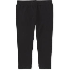 The Children’s Place Girls Essential Capri Leggings(Black Single)