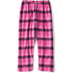 The Children’s Place Girls’ Fleece Pajama Pants(Black/Pink Plaid)