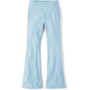 The Children’s Place Girls High Rise Flare Leggings(Chalk Blue Rib)