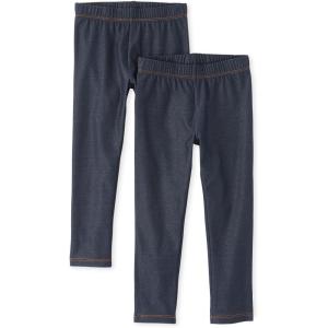 The Children’s Place Girls Leggings(Indigo 2-pack)
