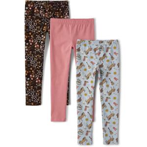 The Children’s Place Girls Printed Leggings 2-Pack(Floral/Mauve/Horses 3-pack)