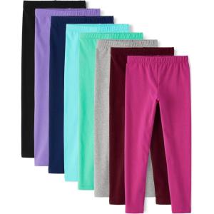 The Children’s Place Girls Printed Leggings 2-Pack(Solid Colors 8-pack)