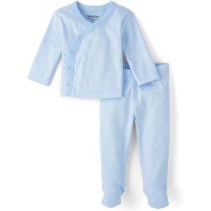 The Children’s Place baby-boys And Newborn Striped 2 Piece Take Me Home Set(Blue)