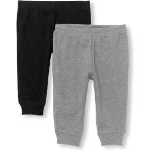 The Children’s Place baby-boys Cotton Pants(H Grey/Black)