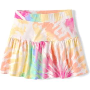 The Children’s Place girls Stretchy Waistband Skort(Multicolor Tie Dye)