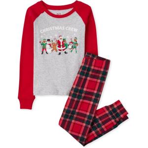 The Children’s Place unisex-baby Family Matching, Christmas and Holiday Pajama Sets, Cotton(Xmas Crew)