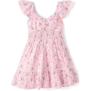 The Children’s Place,Short Sleeve Fashion Dress(Rose Mist)