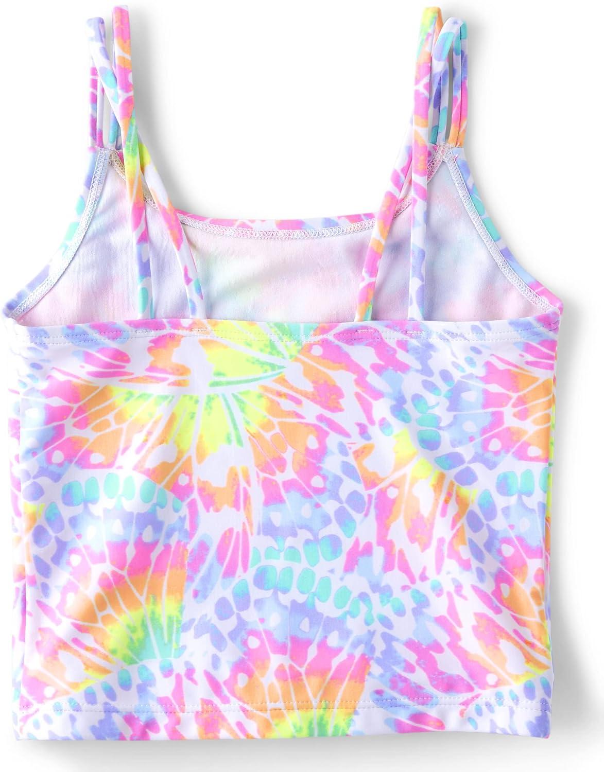 imageThe Childrens Place Girls 2Piece Tankini SwimsuitGradient Butterfly Wings