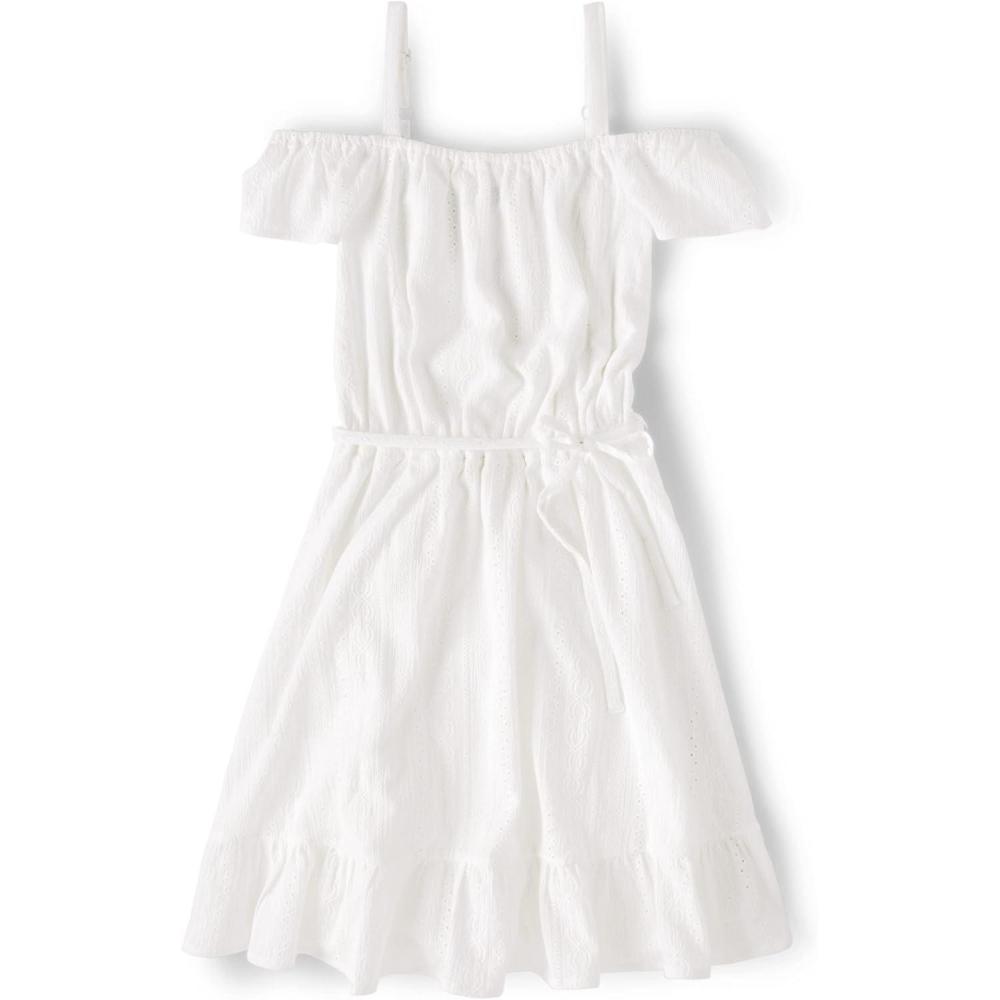 imageThe Childrens Place Womens Short Sleeve Holiday DressSimply White