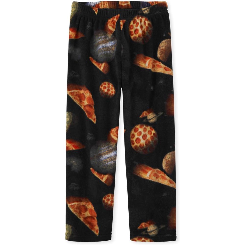 imageThe Childrens Place boys Fleece Pajama PantsPizza Galaxy