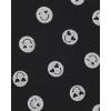 The Children’s Place Big Girls’ Fashion Leggings, Heather Grey 47827 (Pack of 2), Large/10/12(Glitter Black Smiley Face)